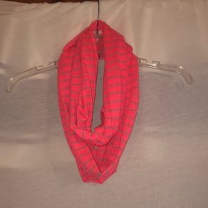 Stripe infinity scarf
